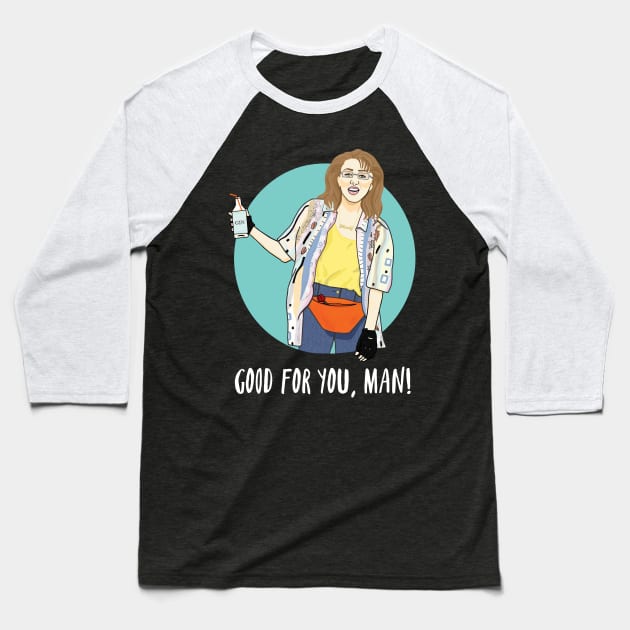 SNL Pretty Mandy Baseball T-Shirt by Kittenpants Studios